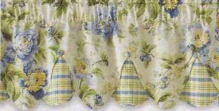 WAVERLY PEEK A BOO VALANCE FOREVER YOURS BLUEBELL  