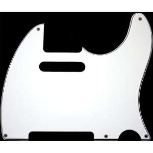 MIJ Pickguard For Fender Telecaster 52 White 3 PLY 