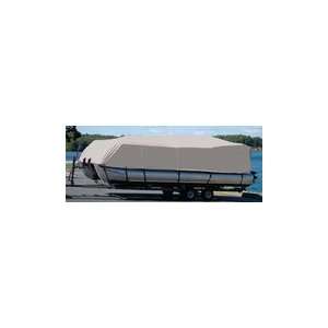  New CARVER COVER 19 PONTOON ENCLOSED POLY Sewn In Pads For 