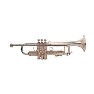   Silver Pro Bb Trumpet 43 Bell; Silver Plated Musical Instruments