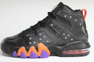   Max Barkley Black Purple Orange Big Kids Charles Barkley Sneakers NEW