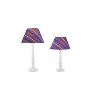  2pcs Dpuble Pack Table Lamps   Purple