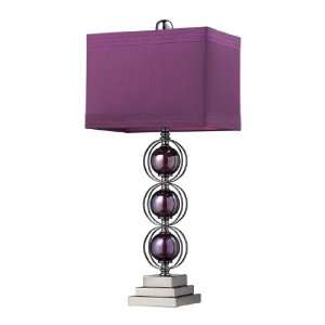  Dimond Lighting D2232 Alva Table Lamp, Purple and Black 