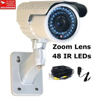 Sony CCD Hi Res Color Varifocal Security Camera Kit 1T6 753182742953 