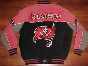 III Apparel NFL Tampa Bay Buccaneers Leather Jacket L  