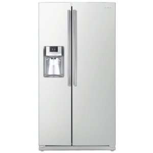   Side by Side Refrigerator Ice and Water Dispenser   White Kitchen