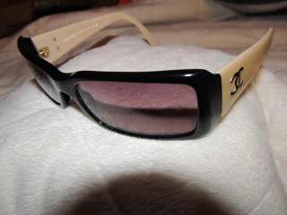 Authentic Chanel 5078 Sunglasses Beige/Black  