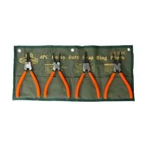  4pc Heavy Duty Snap Ring Pliers