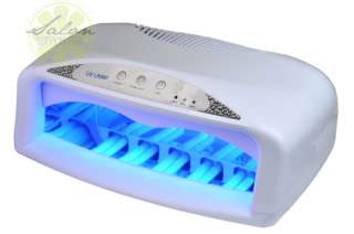 42W Nail UV Lamp Acrylic Light FAN Dryer Shellac Gelish Curing PRO SPA 