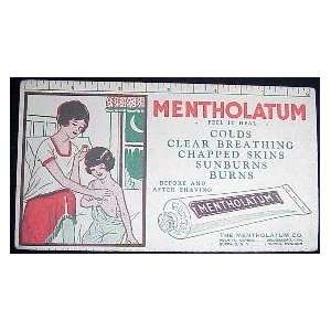  Mentholatum Ruler Advertising Blotter 