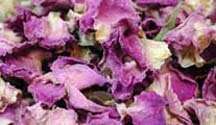 Pink Rose Petals 1 ounce bulk dry herbs teas potpourri  