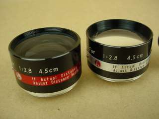 Petri rangefinder Wide angle & Telephoto lens set  