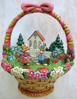 JIM SHORE For the Love of Easter ENESCO Basket 4016464  