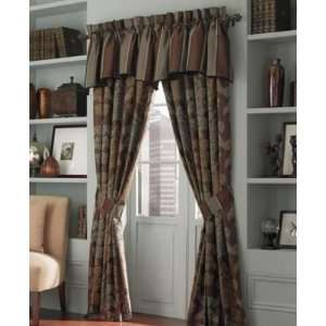    Waterford Kendrick Scalloped Valance Striped
