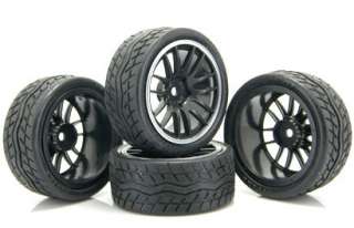   Racing Rubber Foam Tires Tyre Wheel Rim RV Touring 110 On Road Car