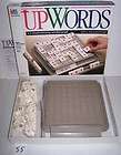 1988 Milton Bradley UPWORDS 3 Dimensional Word Tile Game Ages 10 & Up