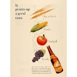  1935 Ad White Rock Water Rye Scotch Bourbon Brandy 