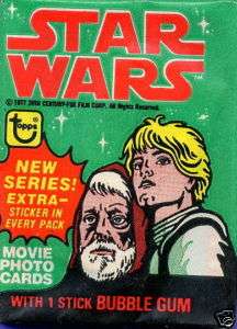 1977 Topps Star Wars Series 4 Wax Pack (1) Sealed Pack  
