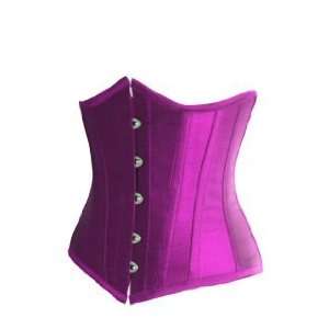   Corset with beautiful buttons in front hourglass shape with c string