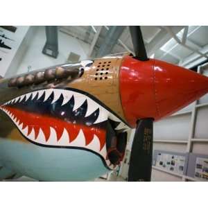 WW2 Era P 40 Tiger Shark Fighter Plane, Palm Springs Air 