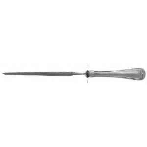   ) Small Steel Rod Sharpener Knife, Sterling Silver