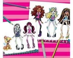 Monster High Full Size Sketch Portfolio