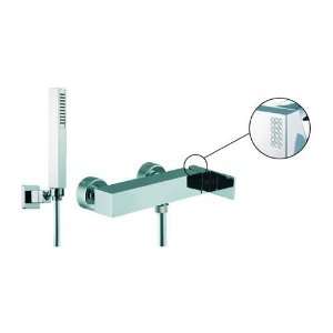 Fima by Nameeks S3505CCR Chrome Brick Wall Mounted Shower Faucet in Ch