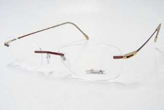 SILHOUETTE Chassis 7554 Titan X 6056 Shiny Ginger Optical Eyeglasses 