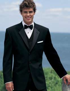 Chaps Ralph Lauren Barrington 3 Button Tuxedo Package Wedding Prom 