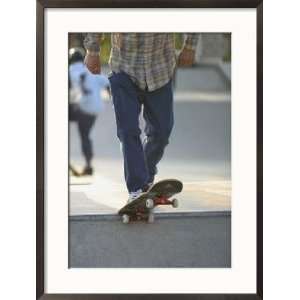  Skateboarder on Ramp Collections Framed Photographic 
