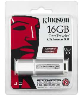 Kingston DataTraveler Ultimate G2 100M/sR 70M/sW 16GB 16G USB 3.0 