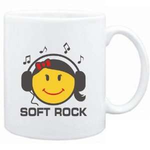  Mug White  Soft Rock   female smiley  Music Sports 