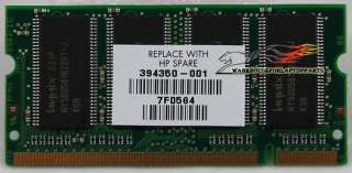 Hynix 256MB PC2700 DDR Ram Compaq v2000 394350 001  