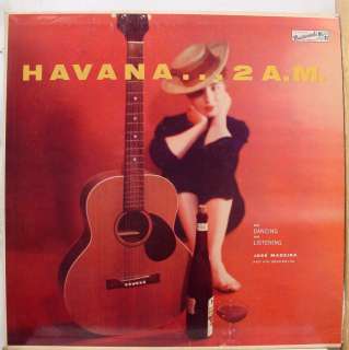   CARLOS MONTOYA havana 2 a.m. LP VG+ MSLP 5003 Vinyl 1957 Record  