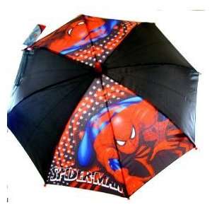  Marvel Spiderman Umbrella Red/Black (Kids) Toys & Games