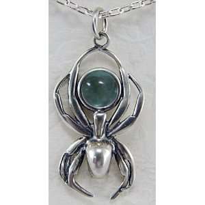  A Friendly Little Spider in Sterling Silver and Accented 