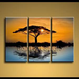 Hand Painted Contemporary Canvas Wall Art Landscape Oil Painting 