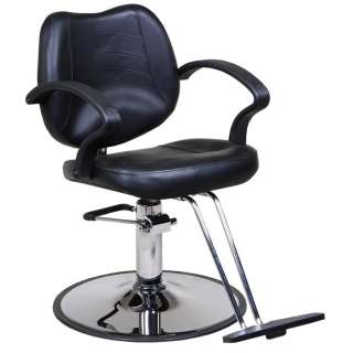 Mae Black Classic Styling Chair With Round Base SC 06  
