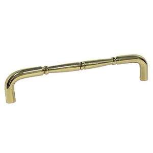  Somerset oversized 12 centers door pull in polished brass 