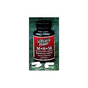  Vitamin Power MSM Biological Sulfur 400 mg 90 Tablets 