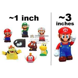  New Super Mario Bros mini figures bundle (Eight ~1 figures Mario 