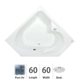  Jacuzzi Whirlpool TAR6060ACR2XXW Tara Pure Air Corner Tub 