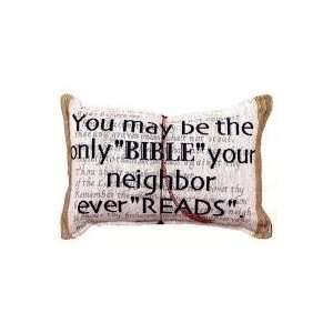   Of Two Bible Decorative Throw Pillows 9 x 12