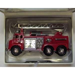  Timex Collectible Fire Truck Mini Clock Toys & Games