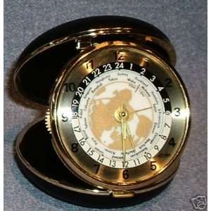    Vintage Linden World Time Travel Alarm Clock 