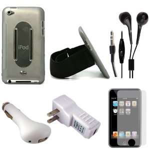   Touch LCD Display Screen + USB Travel Wall Charger + USB Car Charger