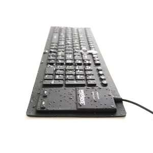   Full size Flexible Touchpad Keyboard   Black