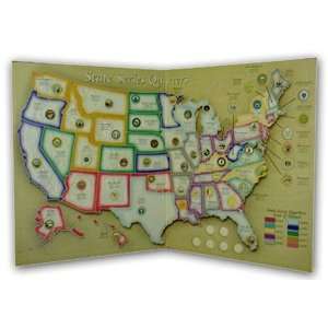   50 State Quarter Promotion Coin Map / 0794819702C Toys & Games