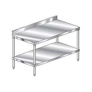  Premium Workbench 4 Backsplash Ss Undershelf 144W X 24D 