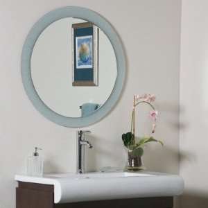   Wonderland SSM5005 2 Zoe   Framed Wall Mirror, Clear/Etched Glass